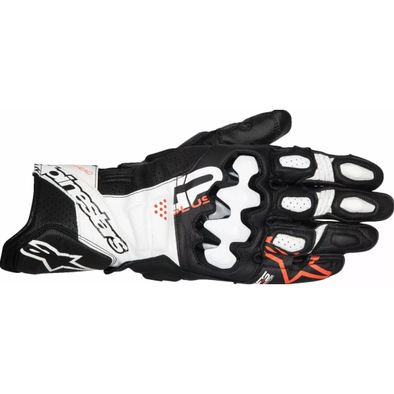 Кожени ръкавици ALPINESTARS GP+ R V3 LTHR BK/WT/RD
