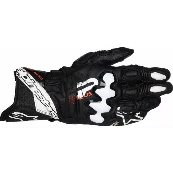 Кожени ръкавици ALPINESTARS GP+ R V3 LTHR BLK/WHT