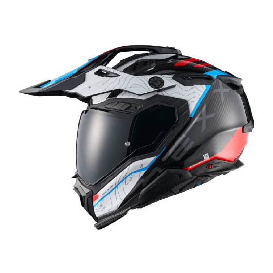 Адвенчър каска NEXX X.WED3 FURKA RED/BLUE