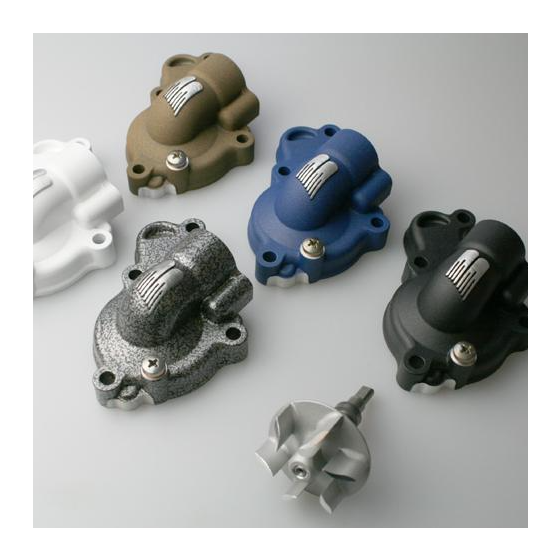 Комплект капак на водната помпа и работно колело BOYESEN COVER/IMP WATPUMP Yamaha Blue