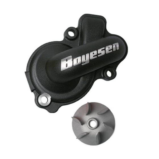 Комплект капак на водната помпа и работно колелоCOVER/IMP WATPUMP KTM Black