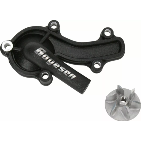 Комплект капак на водната помпа и работно колело BOYESEN COVER IMP/WAT PUMP KIT BLACK