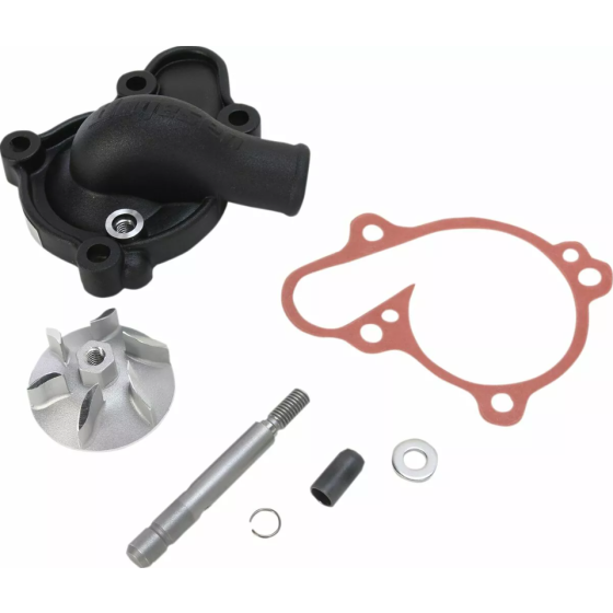 Комплект капак на водната помпа и работно колело BOYESEN COVER/IMP WATPMP YZ125 Black