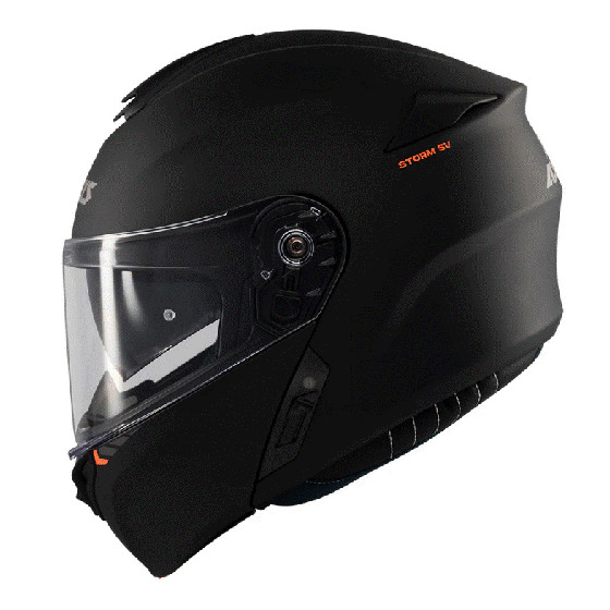 Отваряема каска AXXIS STORM S SV SOLID А1 МАТТ