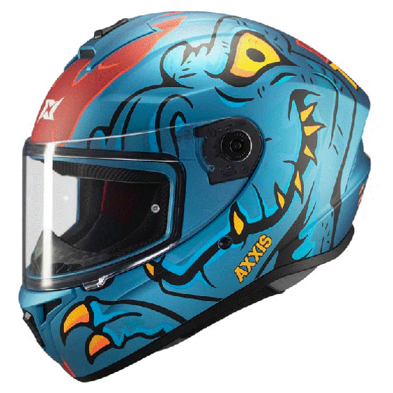 Каска AXXIS DRAKEN S DINOTOON C7