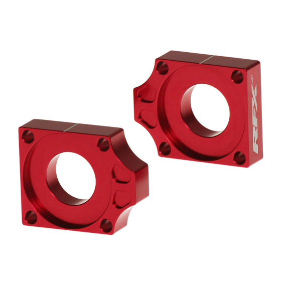 Блок втулка за задна ос RFX Pro 2 Rear Axle Adjuster Blocks - Red