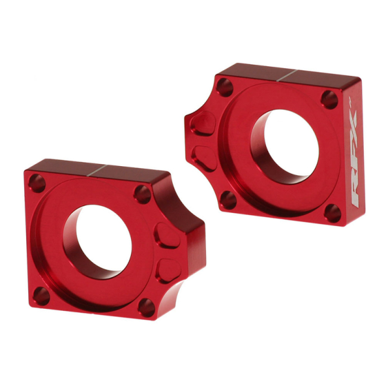 Блок втулка за задна ос RFX Pro Rear Axle Adjuster Blocks - Red