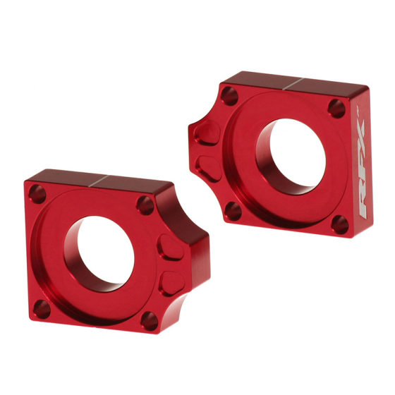 Блок втулка за задна ос RFX Pro 2 Rear Axle Adjuster Blocks - Red
