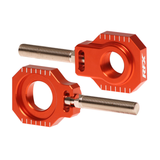 Блок втулка за задна ос RFX Pro 2 Rear Axle Adjuster Blocks - Orange KTM 125/250/250F/350/450