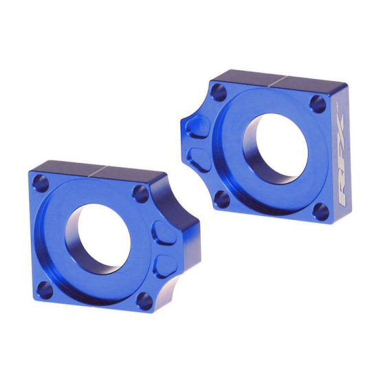 Блок втулка за задна ос RFX Pro Rear Axle Adjuster Blocks BLUE Husq FE 250/350/450 / TE 300 23-25