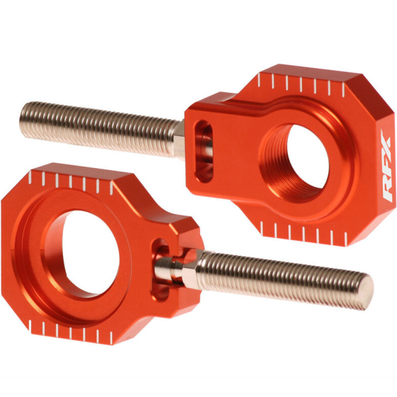 Блок втулка за задна ос RFX Pro Rear Axle Adjuster Blocks - Orange KTM/HUSQ/GASGAS 50