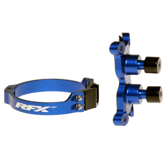 Holeshot система RFX Pro Series 2 L/Control Dual Button BLUE Honda/Kaw/Suzuki