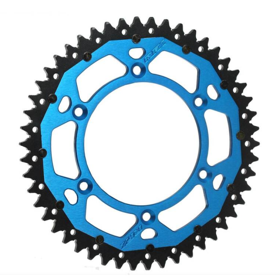 Заден пиньон RFX Pro Series Armalite Double Compound Rear Sprocket (Steel/Aluminium) - 520 48T Blue