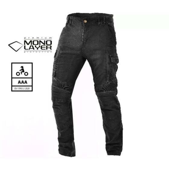 Мото дънки TRILOBITE 25603 ACID SCRAMBLER 2.0 BLACK AAA