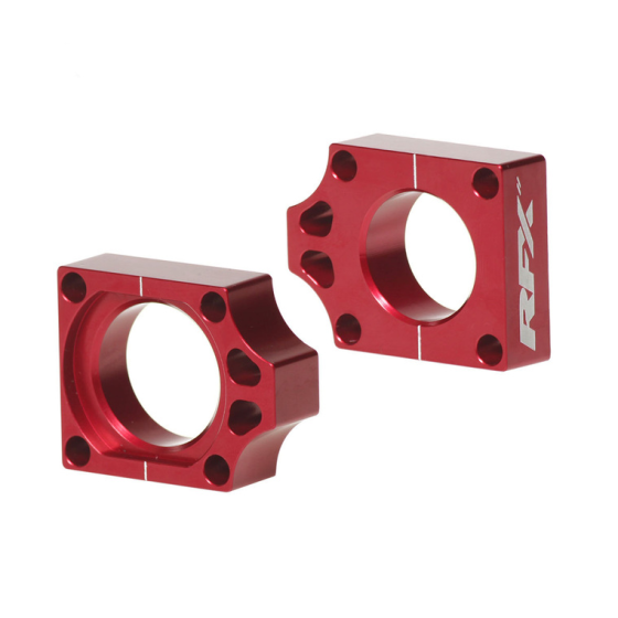Блок втулка за задна ос RFX Pro Rear Axle Adjuster Blocks (Red) Honda CR 125R/250R 02-07 CRF 250R 04-09