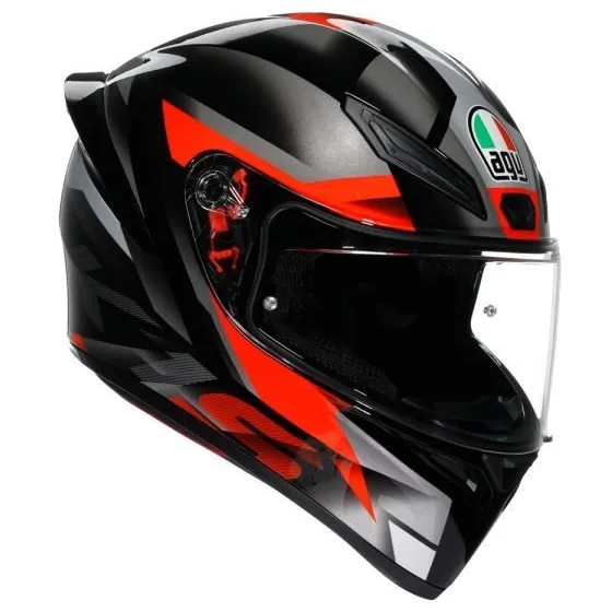 КАСКА AGV K1 S FASTLAP BLACK/GREY/RED