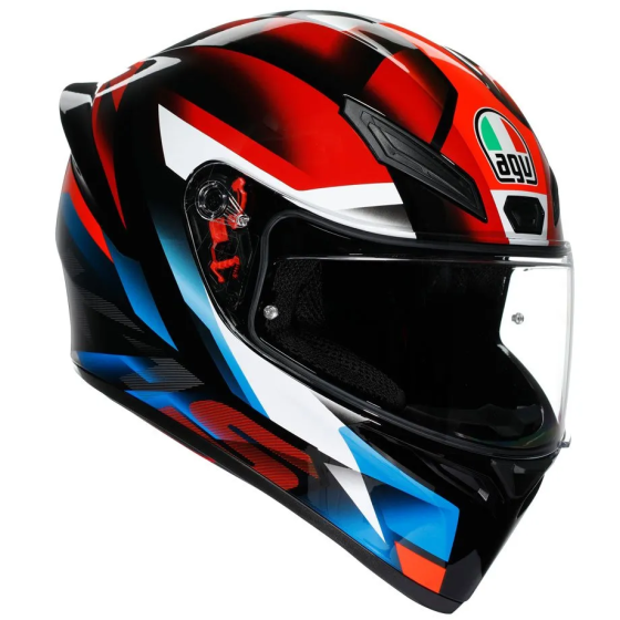 КАСКА K1 S E2206 - FASTLAP BLACK/RED/BLUE