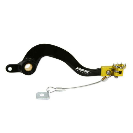 Заден лост за спирачка RFX Pro ST Rear Brake Lever (H/A Black/Yellow) - Suzuki RMZ250/450