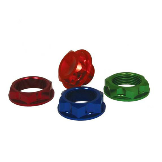 Болт за кормило RFX Pro Steering Stem Nut (Mineral Grey) Honda CR/CR-F X/R