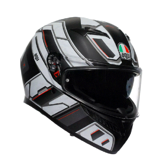 КАСКА AGV K3 - RIVIA MATT BLACK/WHITE