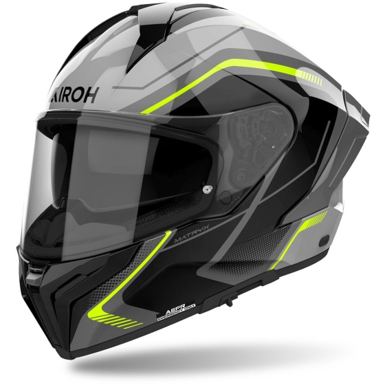 Шосейна каска AIROH MATRYX WIDE YELLOW