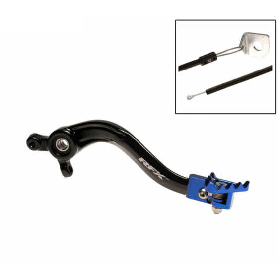 Заден лост за спирачка RFX Pro FT Rear Brake Lever (Black/Blue) - Husqvarna TC65 17-24