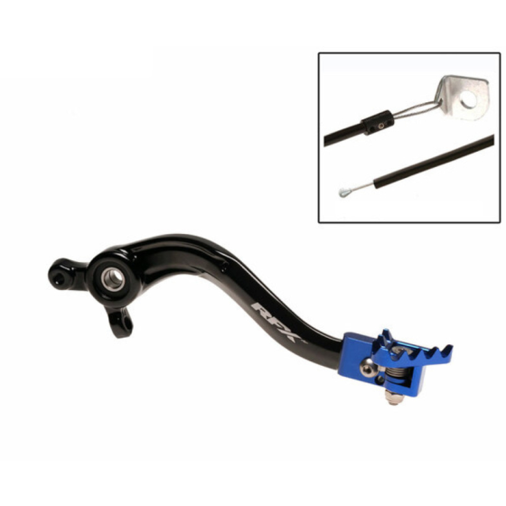Заден лост за спирачка RFX Pro ST Rear Brake Lever (Black/Blue) - Husqvarna TC65