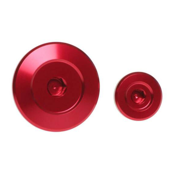 Капак за синхронизиране RFX Pro Engine Timing Plug Set (Red) - Yamaha YZF250 14-25 / YZF450