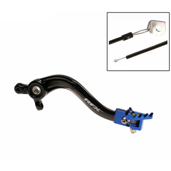 Заден лост за спирачка RFX Pro FT Rear Brake Lever (Black/Blue) Husqvarna FE 17-23 / TC 18-22