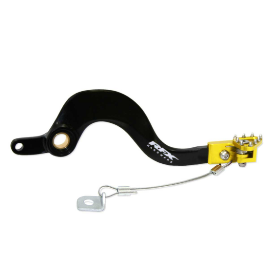 Лост за спирачка RFX Pro FT Rear Brake Lever (Black/Yellow) - Suzuki RMZ250 13-25 / 450 08-25