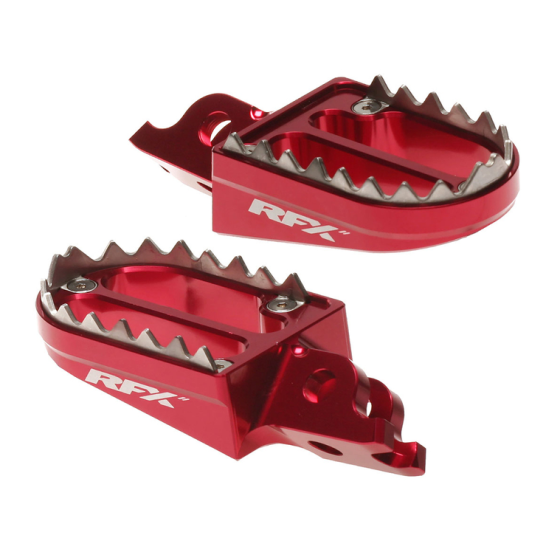 Степенки RFX Pro Series 2 Footrests (Red) Honda CR 125R/250R 02-07 CRF 250R 04-26 450R 02-26
