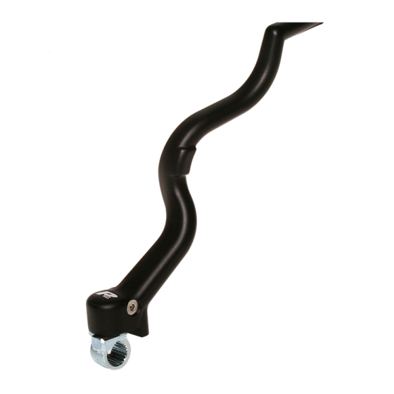 Манивела RFX Pro Series Kickstart Lever (Hard Anodised - Black) - Kawasaki KXF450 08-18
