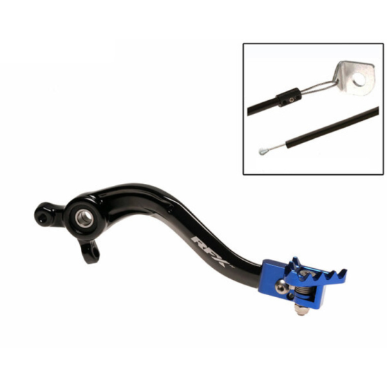 Заден лост за спирачка RFX Pro ST Rear Brake Lever (Black/Blue) - Husqvarna TC85