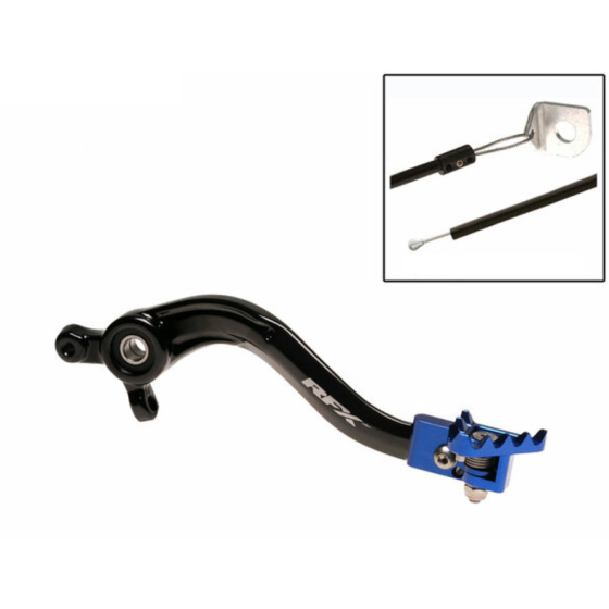 Заден лост за спирачка RFX Pro ST Rear Brake Lever (Black/Blue) - Yamaha YZ65 17-25 /85 01-25