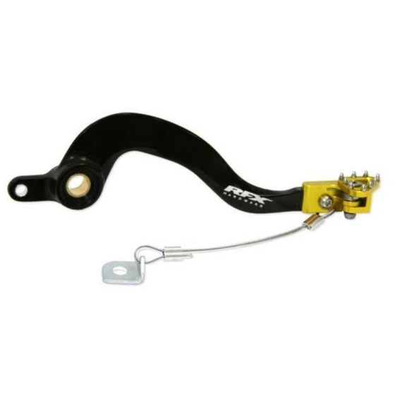 Заден лост за спирачка RFX Pro ST Rear Brake Lever (Black/Yellow) - Suzuki RM250 01-08