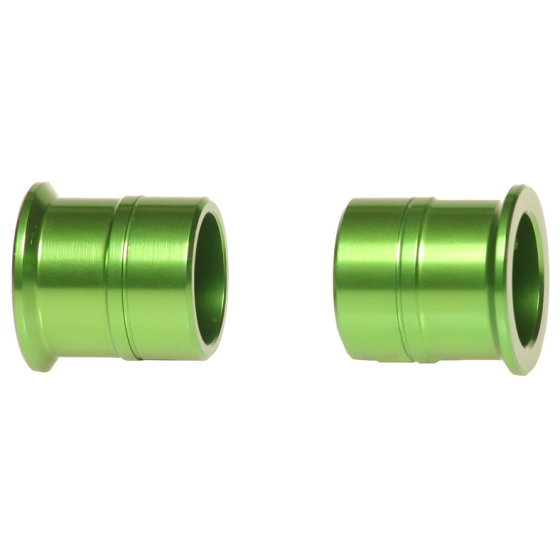 Втулки за джанти RFX Pro Wheel Spacers Front (Green) KX 125/250 06-08 / KXF 250 06-20 / 450 06-18