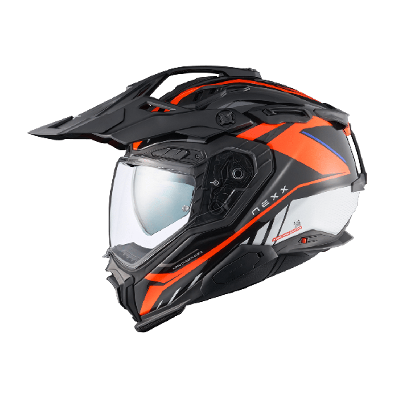 Адвенчър каска NEXX X.WED3 GOBI ORANGE/WHITE