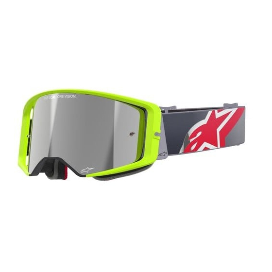 Мотокрос очила ALPINESTARS SUPERTECH CORP YELLOW FLUO Red/ Mirror SILVER