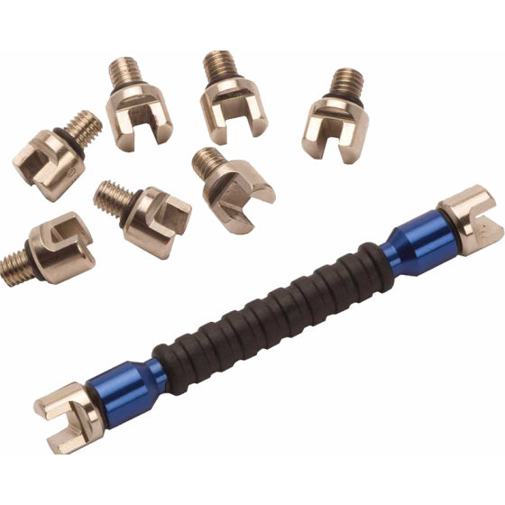 Ключ за спици RFX Race Interchangeable Multi Tip Spoke Key - Blue 5.4mm -&gt; 7.0mm