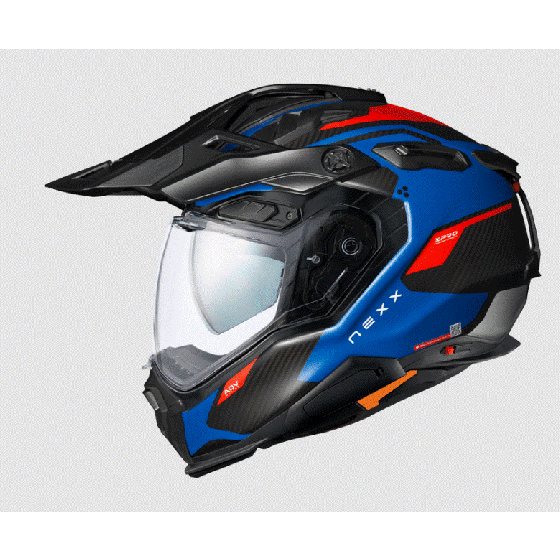 Адвенчър каска NEXX X.WED3 GOBI RED/BLUE