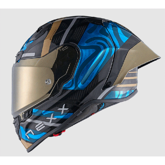 Каска NEXX X.R3R SWIRL SKY BLUE