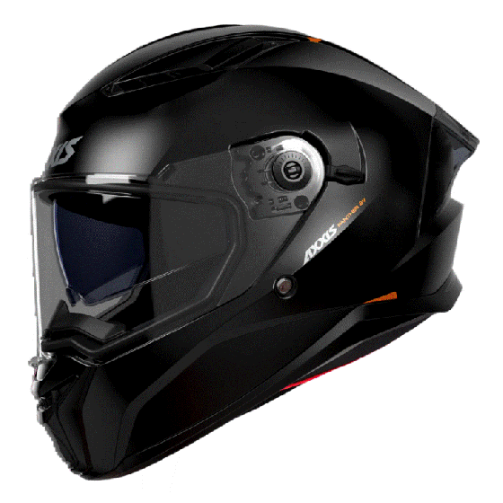 Каска AXXIS PANTHER SV SOLID A1 BLACK GLOSS