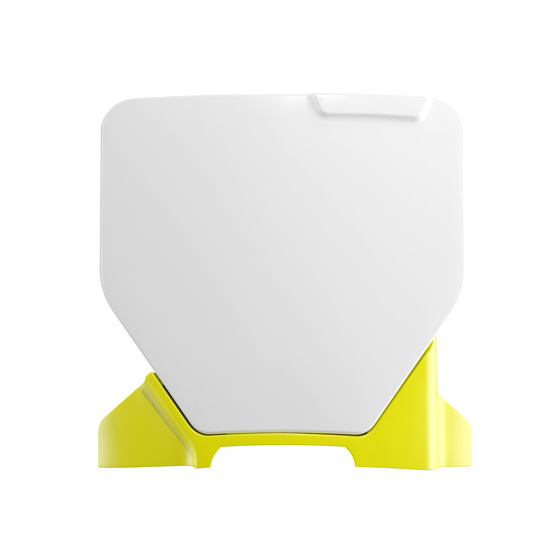 Табела за номер RACETECH Front Number Plate HUSQ TC 50 24-25 (White/Yellow)