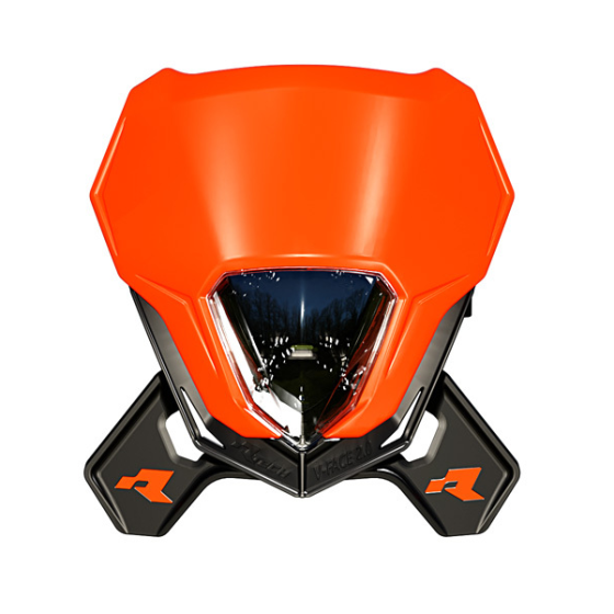 Фар RACETECH V-FACE 2.0 LED Headlight (Black/Orange)
