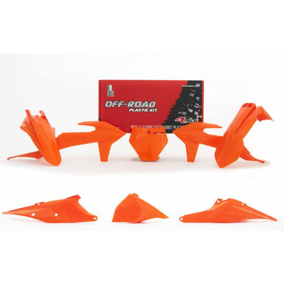 Комплект пластмаси RACETECH Replica Plastic Kit + Airbox Cover KTM 19-22 (Orange)