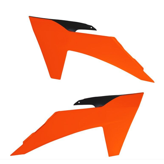 Пластмасови капаци за радиатор RACETECH Radiator Scoops KTM 23-24 (Neon Orange)