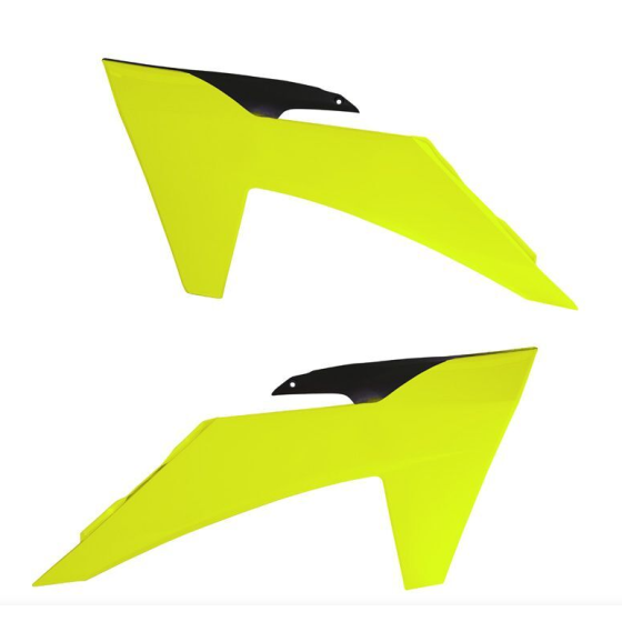 Пластмасови капаци за радиатор RACETECH Radiator Scoops KTM 23-24 (Neon Yellow)