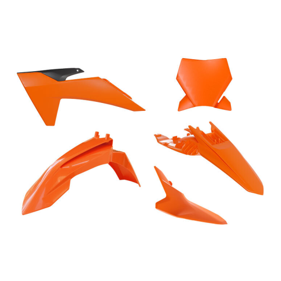 Комплект пластмаси RACETECH Plastic Kit KTM SX 65 24-25 (Orange)