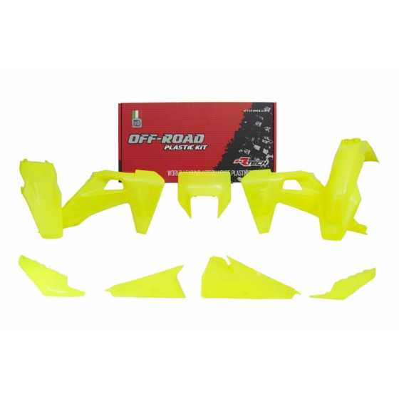 Комплект пластмаси RACETECH Plastic Kit Neon Yellow Husqvarna 2020