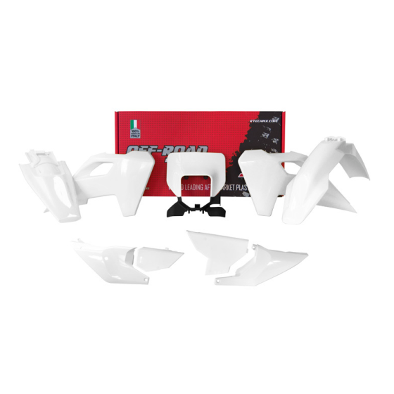 Комплект пластмаси RACETECH Plastic Kit 7 pcs Husqvarna 2024 (White)